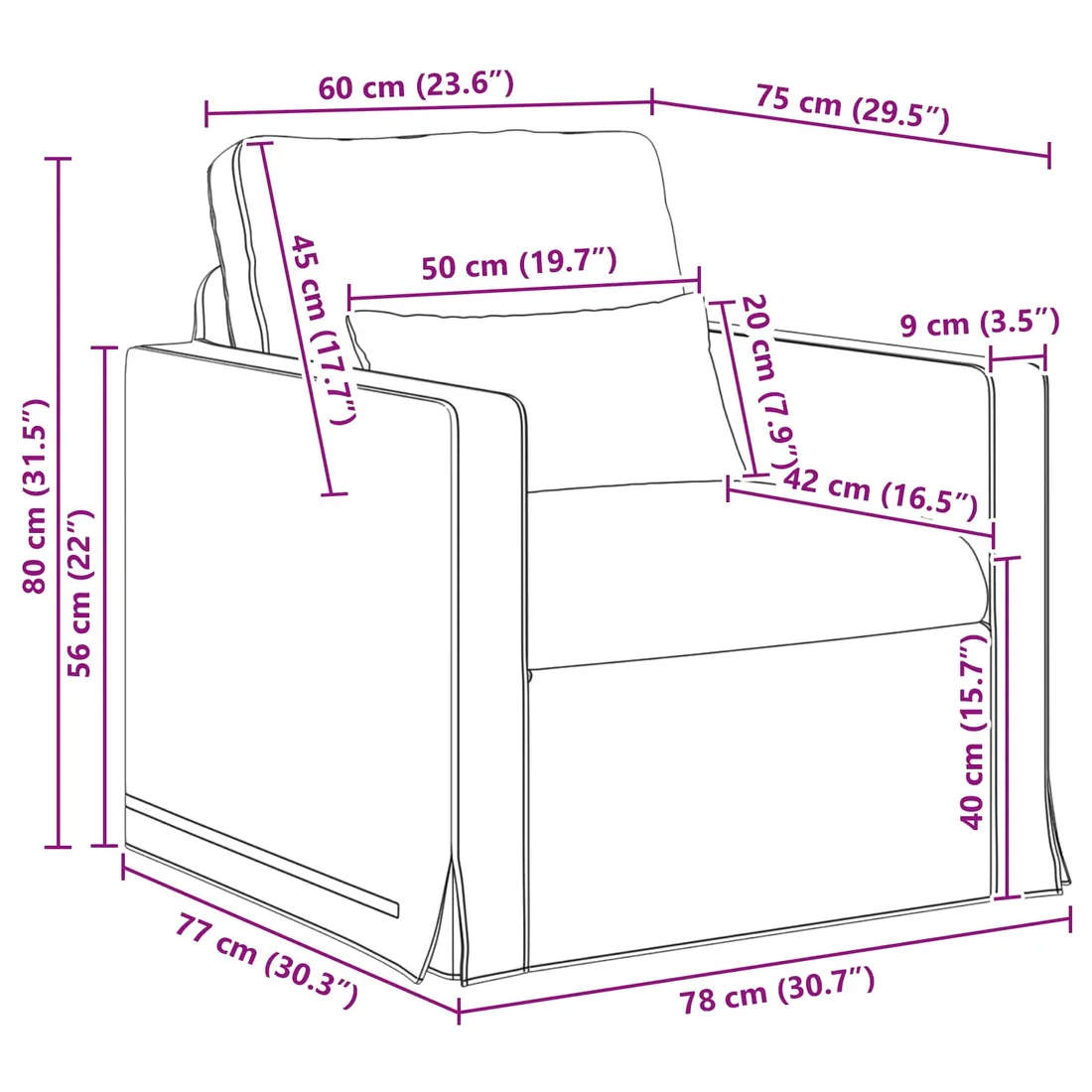 sofa-120cm-2-pcs-niebieski-metal-stan-nowy