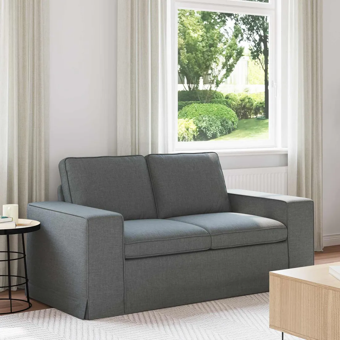 sofa-120cm-ciemnoszary-metal