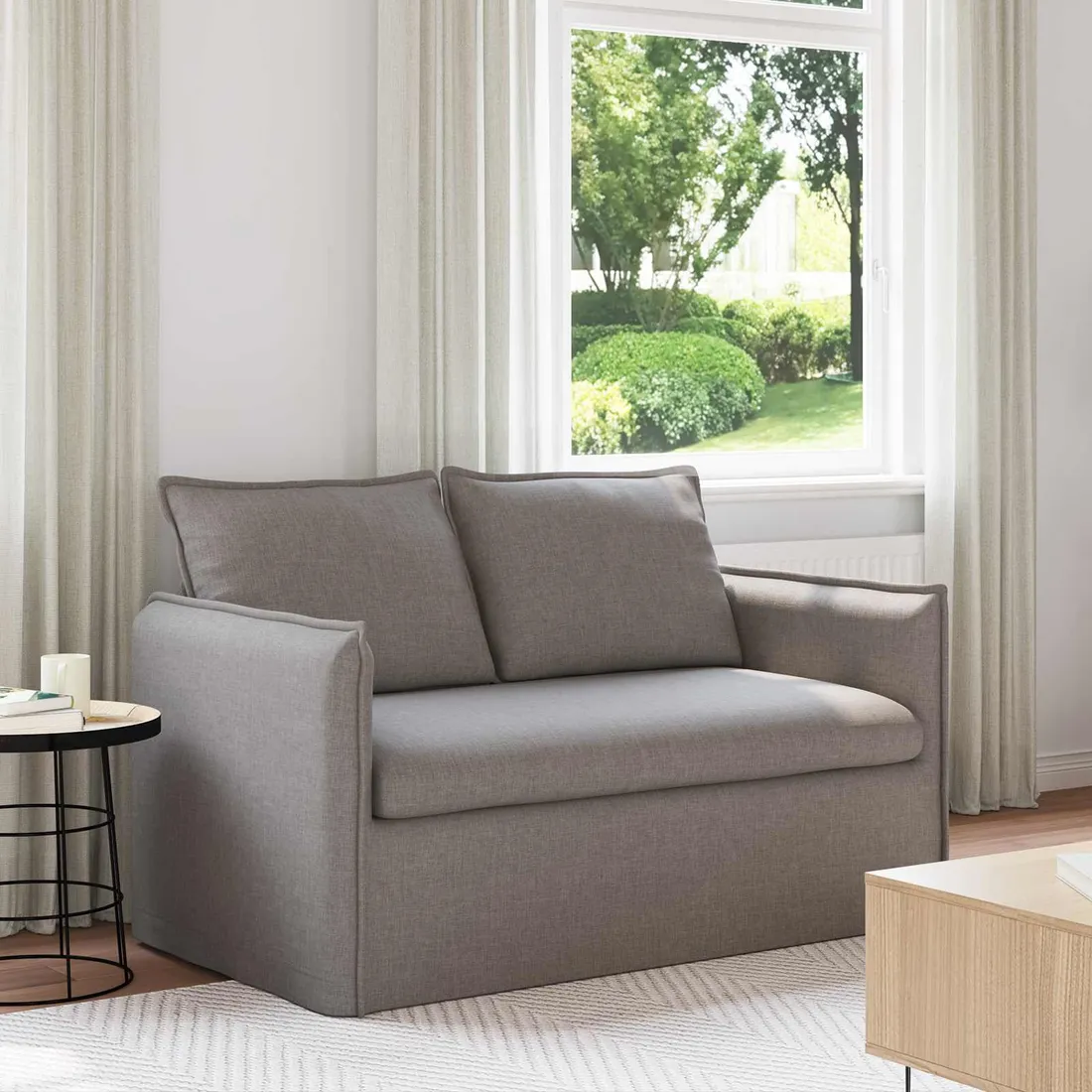 sofa-120cm-ciemnoszary-metal