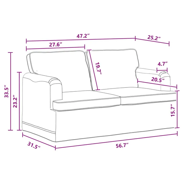sofa-120cm-ciemnoszary-metal-marka-vidaxl-kod-producenta-42024484