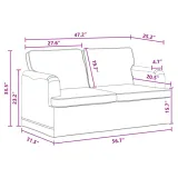 sofa-120cm-ciemnoszary-metal-marka-vidaxl-kod-producenta-42024484