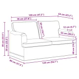sofa-120cm-ciemnoszary-metal-marka-vidaxl-stan-nowy