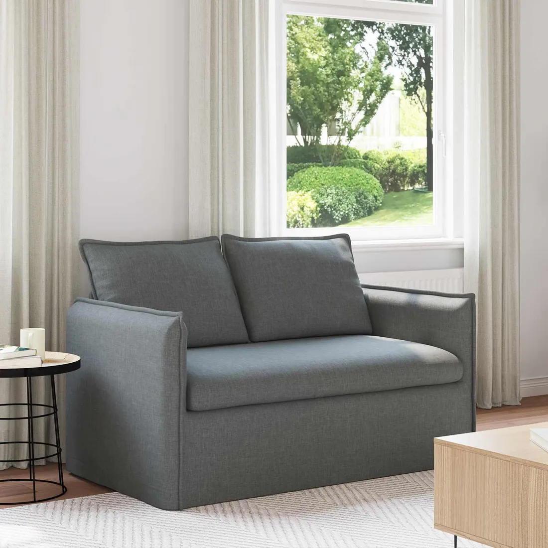 sofa-120cm-ciemnoszary-metal