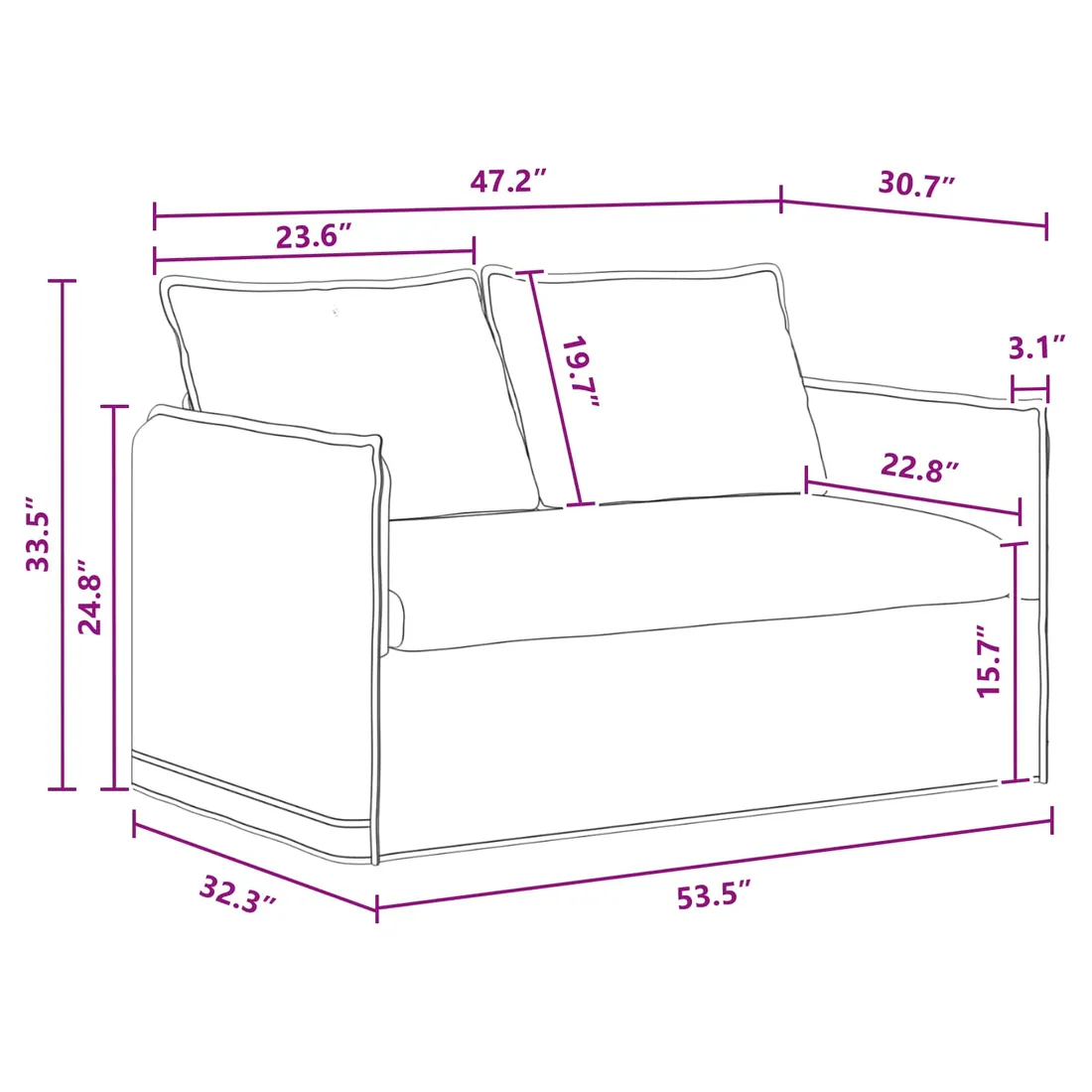 sofa-120cm-ciemnoszary-metal