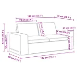 sofa-140cm-2-pcs-czarny-metal-stan-nowy-dlugosc-140-cm