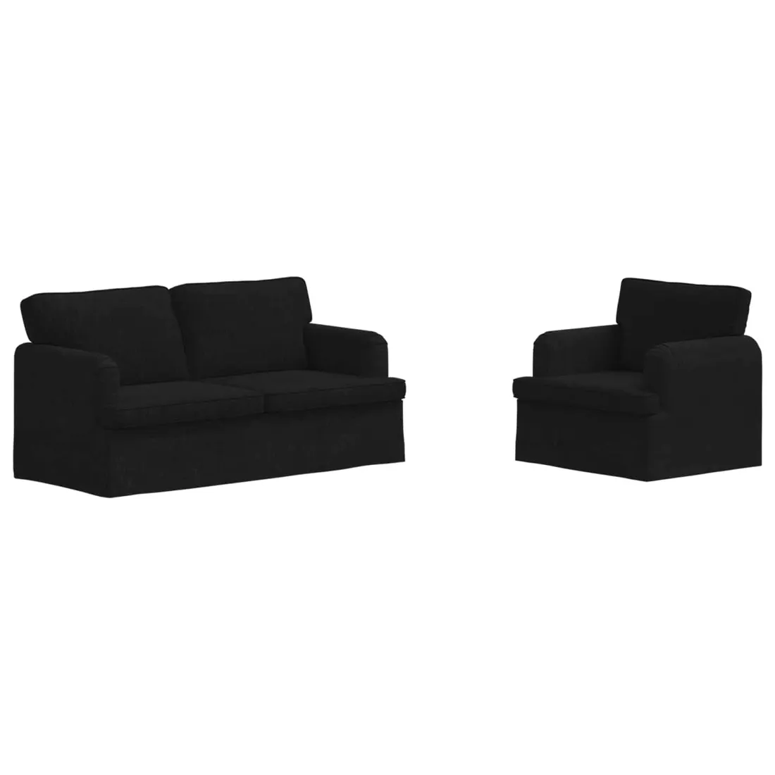 sofa-140cm-2-pcs-czarny-metal-stan-nowy