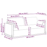 sofa-180cm-2-pcs-kremowy-metal-stan-nowy-marka-vidaxl