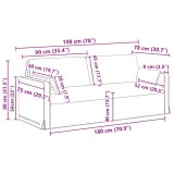 sofa-180cm-czarny-metal-marka-vidaxl-stan-nowy