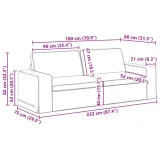 sofa-180cm-czarny-metal-marka-vidaxl-stan-nowy