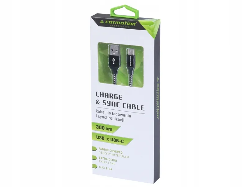 kabel-carmotion-usb-usb-typ-c-3-m-czarny-stan-nowy