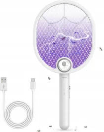 elektryczna-lapka-na-muchy-3800v-2w1-usb-led-z-podstawka-1500mah-biala
