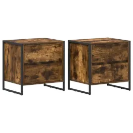 stolik-nocny-z-szuflada-2-pcs-dab-dymny-50-x-39-5-x-50-cm