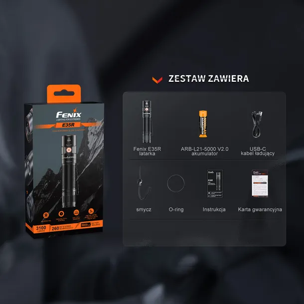 latarka-led-fenix-e35r-zasilanie-akumulatorowe
