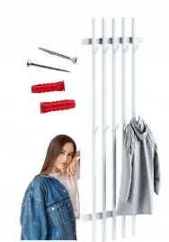 metalowy-praktyczny-wieszak-na-ubrania-przedpokoju-haczyk-scienny-bialy