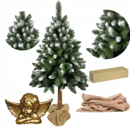 choinka-sztuczna-160-cm-na-pniu-piekna-sosna-diamentowa-gesta-osniezona