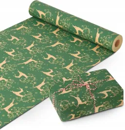papier-do-pakowania-prezentow-zielony-renifery-swiateczny-44cm-25m-100g-m