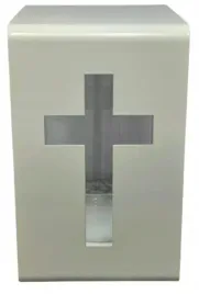 kapliczka-metal-szklo-krzyz-bialy-1-sztuka