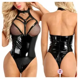 czarne-blyszczace-body-z-zamkiem-latex-lateksowe-skorzane-bdsm-kabaretka-l