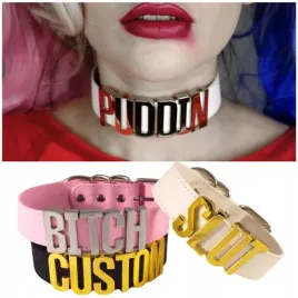 szeroki-choker-skorzany-personalizowany-czarny-rozowy-bialy-zloty-30mm