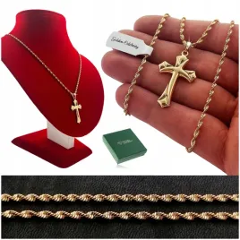 zloty-naszyjnik-ze-stali-chirurgicznej-lancuszek-singapur-zawieszka-krzyz