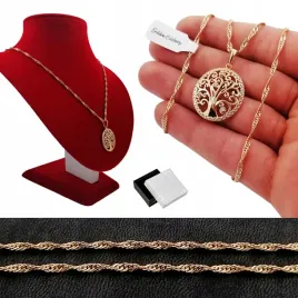 bizuteria-ze-stali-chirurgicznej-pozlacany-naszyjnik-damski-dedykacja-18k