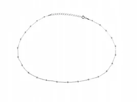 rodowany-srebrny-naszyjnik-choker-40cm-gladkie-kulki-kuleczki-balls-srebro