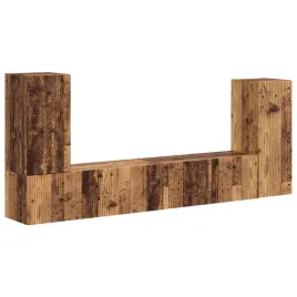 zestaw-szafek-rtv-4-pcs-stare-drewno-material-drewnopochodny