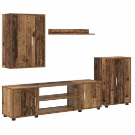 zestaw-szafek-rtv-4-pcs-stare-drewno-material-drewnopochodny