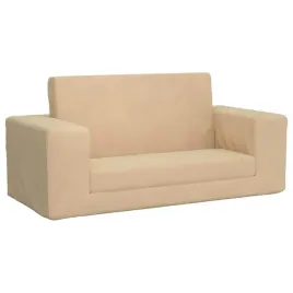 2-os-sofa-dla-dzieci-rozkladana-kremowa-miekki-plusz