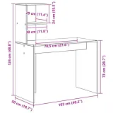 biurko-2-pcs-dab-wedzony-marka-vidaxl-stan-nowy