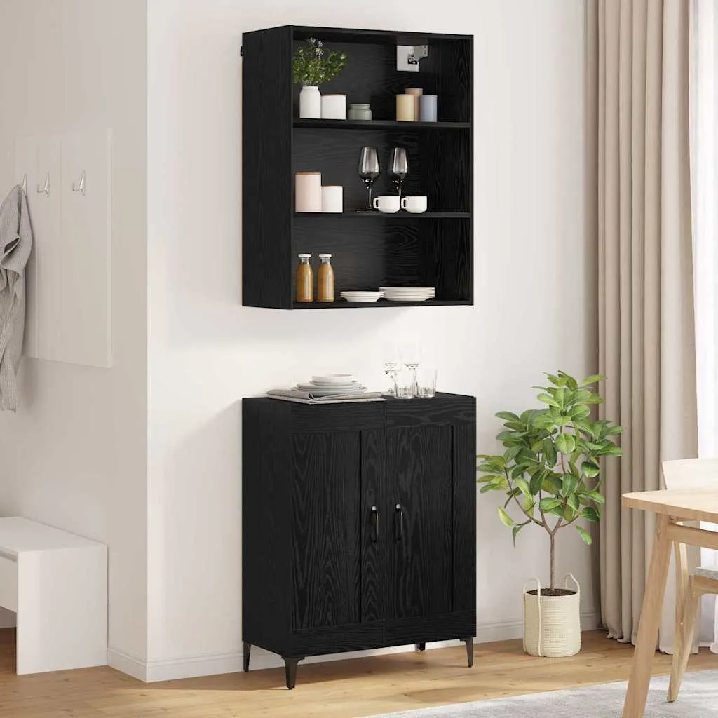 highboard-2-pcs-czarny-dab-material-drewnopochodny