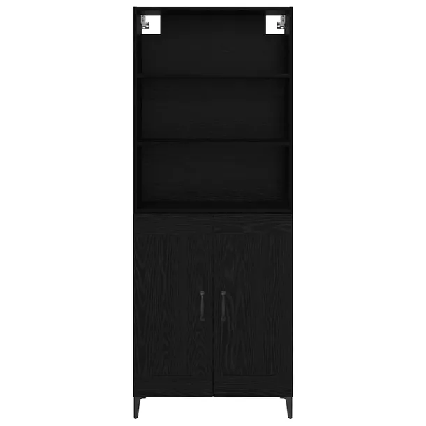 highboard-2-pcs-czarny-dab-material-drewnopochodny-liczba-poziomow-2