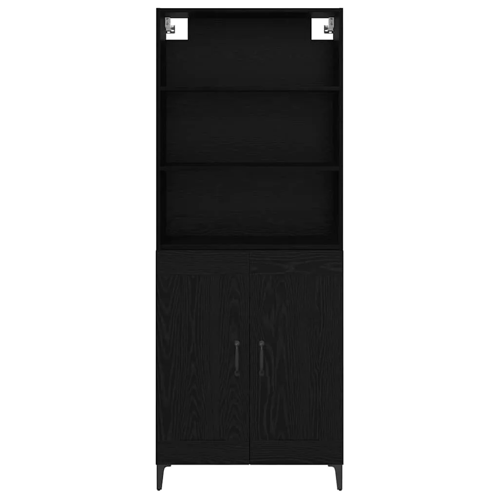 highboard-2-pcs-czarny-dab-material-drewnopochodny