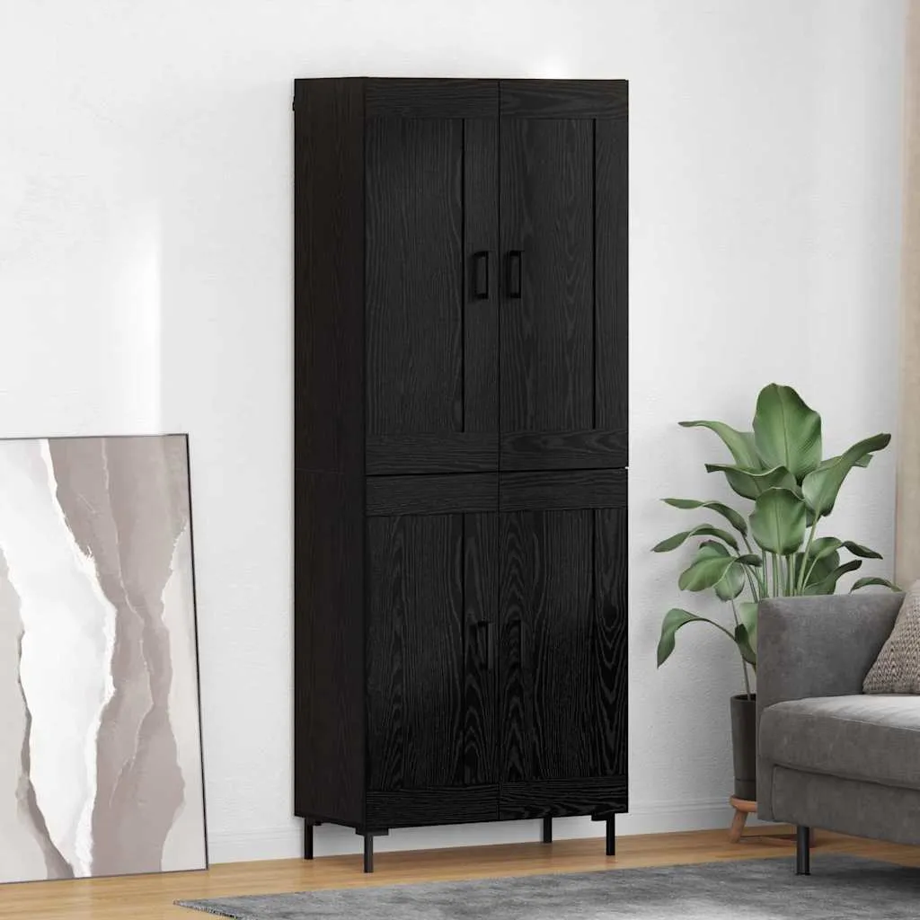 highboard-2-pcs-czarny-dab-material-drewnopochodny