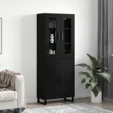 highboard-2-pcs-czarny-dab-material-drewnopochodny-stan-nowy