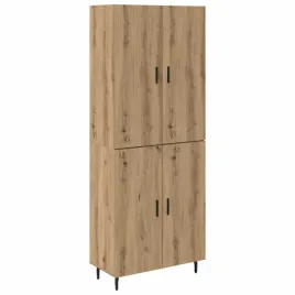 highboard-2-pcs-dab-rzemieslniczy-drewno-inzynieryjne-i-szklo