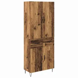 highboard-2-pcs-stare-drewno-drewno-inzynieryjne-i-szklo