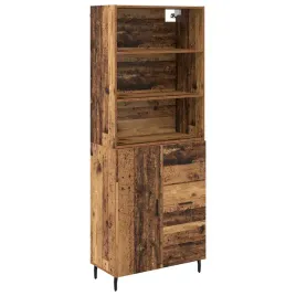 highboard-2-pcs-stare-drewno-drewno-inzynieryjne-i-szklo