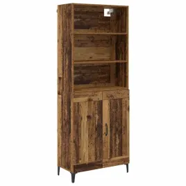 highboard-2-pcs-stare-drewno-material-drewnopochodny