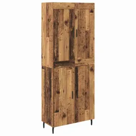 highboard-2-pcs-stare-drewno-material-drewnopochodny
