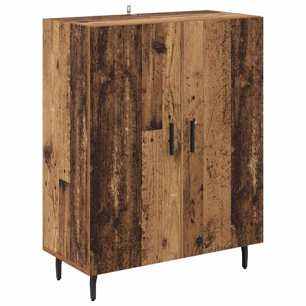 highboard-2-pcs-stare-drewno-material-drewnopochodny