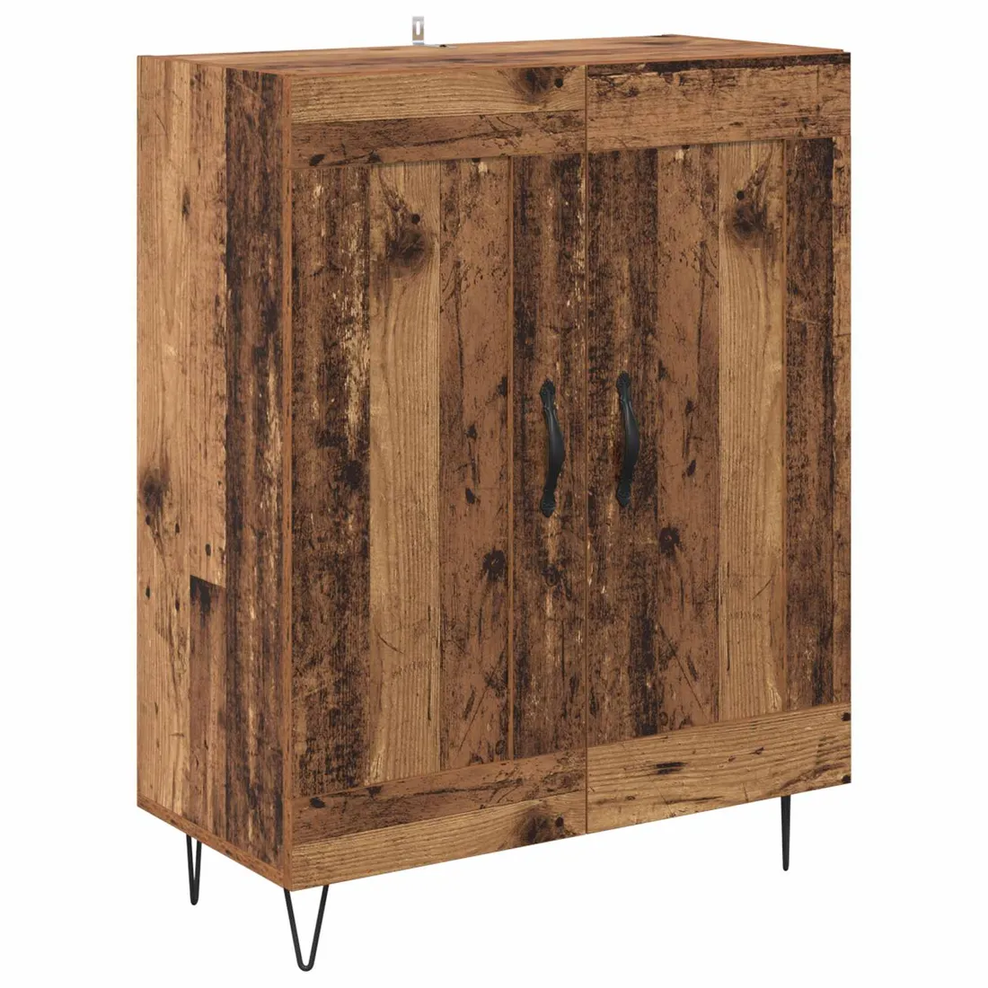 highboard-2-pcs-stare-drewno-material-drewnopochodny