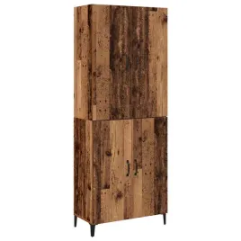 highboard-2-pcs-stare-drewno-material-drewnopochodny