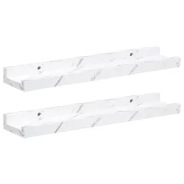 polka-scienna-z-polka-2-pcs-bialy-marmur-40-x-9-x-3-cm