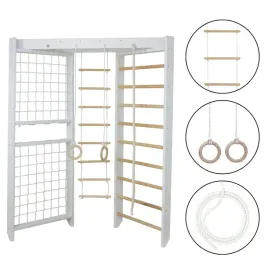 drewniana-drabinka-gimnastyczna-narozna-dream-bialy-drewno