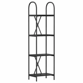 polka-na-ksiazki-czarny-dab-40-x-30-x-146-cm