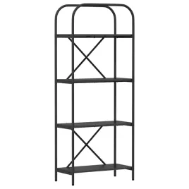 polka-na-ksiazki-czarny-dab-60-x-30-x-146-cm