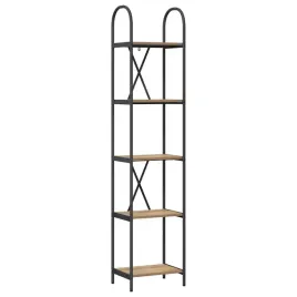 polka-na-ksiazki-dab-rzemieslniczy-40-x-30-x-183-cm