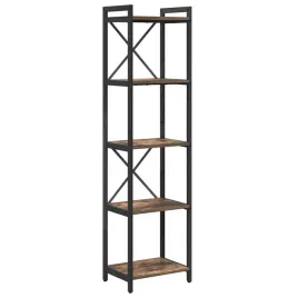 polka-na-ksiazki-dab-wedzony-40-x-30-x-155-cm