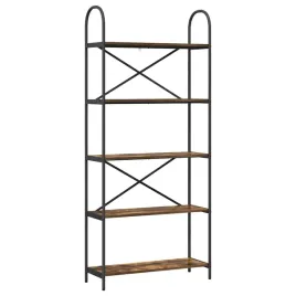 polka-na-ksiazki-dab-wedzony-80-x-30-x-183-cm